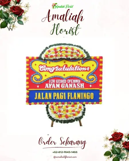 Sewa Papan Bunga Jomin Timur